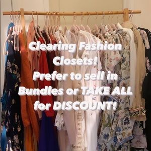 Clearing closets 👗! Contemporary Modern minimal boho wardrobe xs - Med, 8.5-9